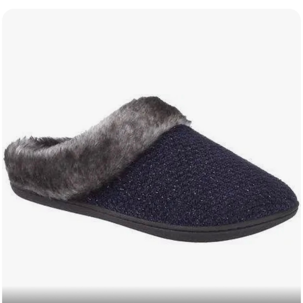 totes Women's Hoodback Chenille
Slippers Navy